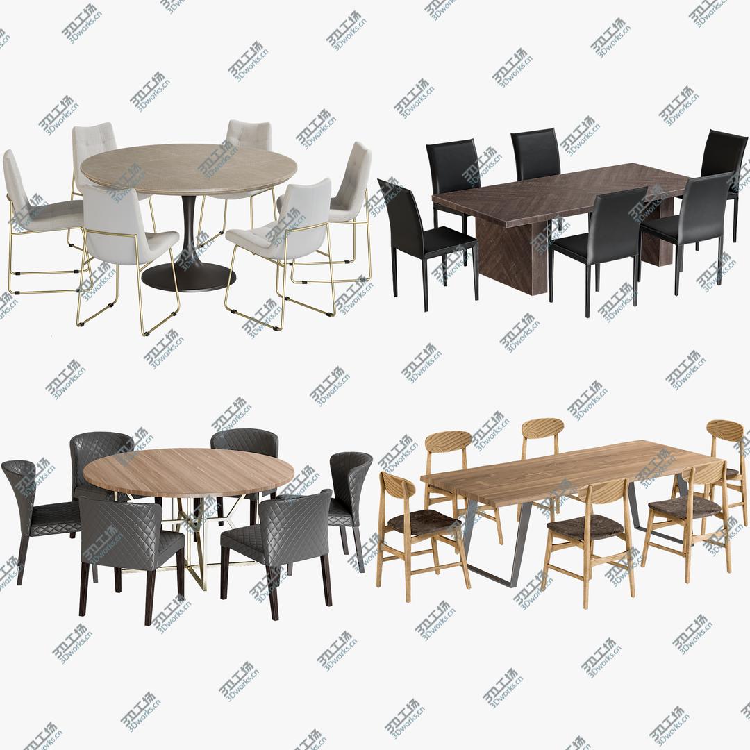images/goods_img/202105074/Dining Tables Chairs Collection 3 3D/1.jpg